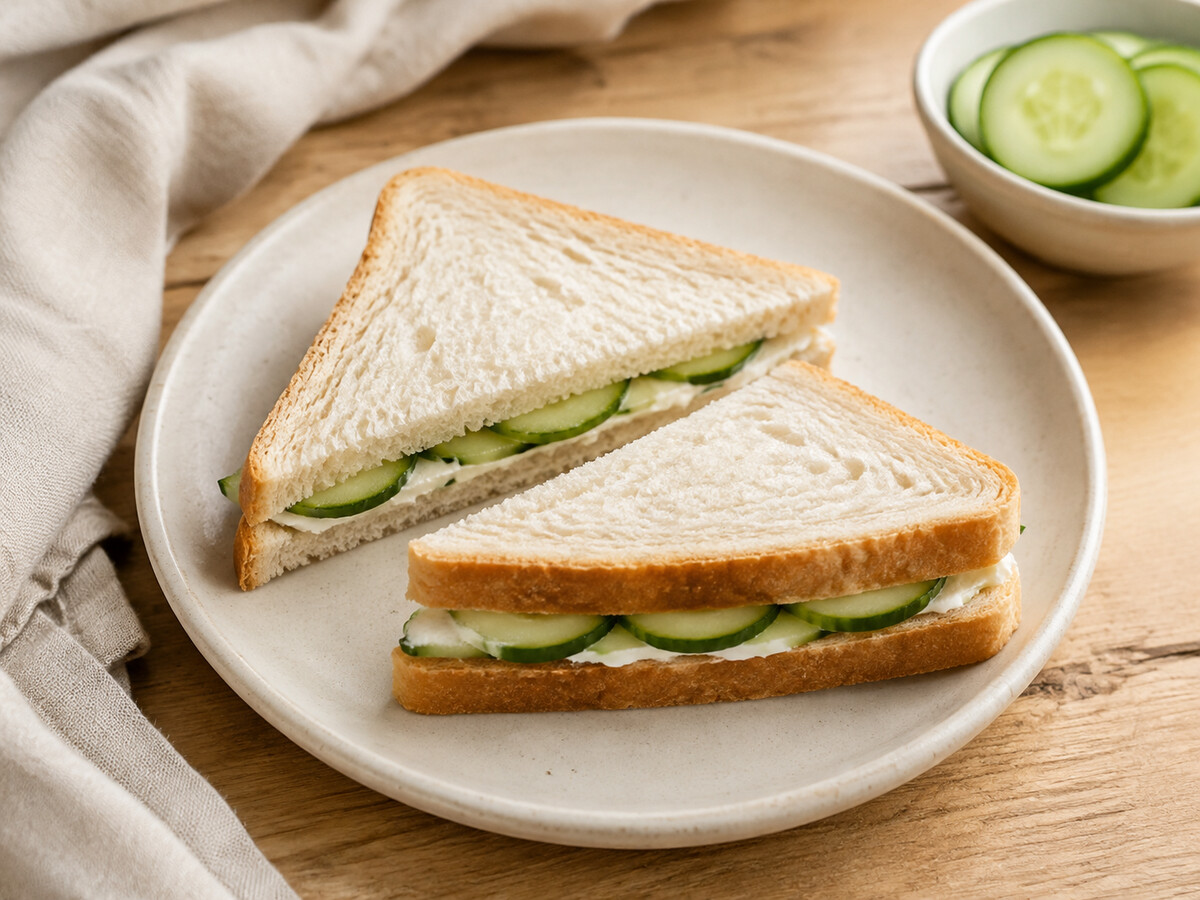 Cucumber sandwiches